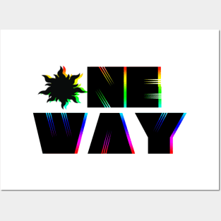 one way Posters and Art